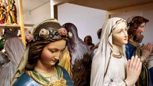 Viele Heiligenfiguren werden im Depot aufbewahrt. Foto: Nagler/Nagler
