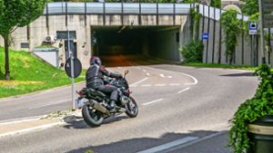 Der Tunnel in Beuren dient vielen Motorradfahrern als zusätzlicher Resonanzraum. Foto: Roberto Bulgrin