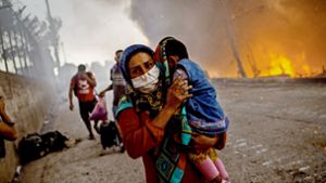 Dass die Lage im Camp Moria eskaliert ist, das durch einen Großbrand zerstört wurde, hat sie nicht überrascht. In ihrem Sommerurlaub hat sie auch dort zwei Wochen lang geholfen Foto: AFP