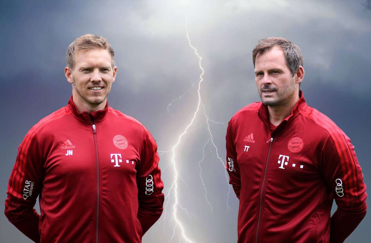 Bayern-Coach Julian Nagelsmann (links) hat sich zur Trennung von Torwarttrainer Toni Tapalovic geäußert. (Symbolbild) Foto: IMAGO/Ulrich Wagner/IMAGO/Ulrich Wagner