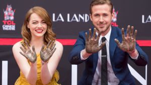 Emma Stone und Ryan Gosling haben sich in Hollywood verewigt. Foto: GETTY IMAGES NORTH AMERICA
