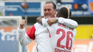 Huub Stevens rettete den VfB Stuttgart zweimal vor dem Abstieg. Foto: Pressefoto Baumann/Alexander Keppler