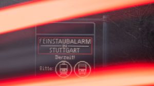 In Stuttgart wurde der sechste Feinstaubalarm in diesem Jahr ausgerufen. (Symbolbild) Foto: dpa/Sebastian Gollnow