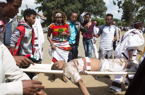 In Äthipien ist es zu einer Massenpanik gekommen. Foto: AFP