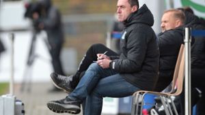 Dieter Märkles Zukunft als Chetrainer bei den Stuttgarter Kickers ist ungewiss Foto: Baumann
