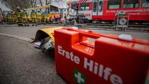 Wie konnte das passieren? Die Untersuchungen zum Stadtbahnunfall am 23. Februar in Wangen dauern an. Foto: 7aktuell.de/Simon Adomat