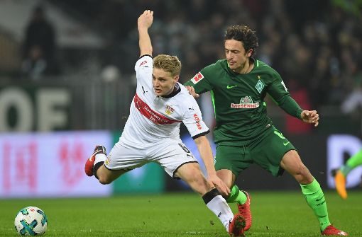 Werder Bremen schlägt den VfB Stuttgart mit 1:0. Wir haben die Reaktionen der Fans gesammelt. Foto: Bongarts