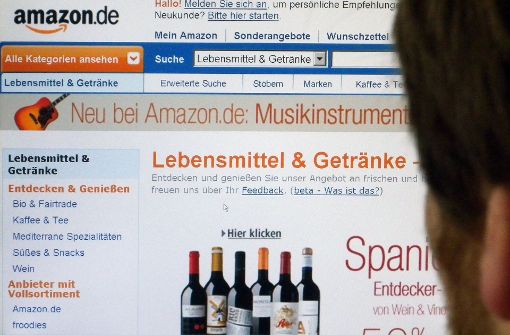 Deutschland hinkt beim Online-Handel mit Lebensmitteln hinterher. Bei Amazon verdichten sich die Anzeichen für einen Einstieg in dieses Geschäft. Foto: dpa