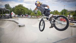In Waiblingen zeigen BMX-Fahrer, Skater und viele mehr, was sie drauf haben. Foto: Gottfried Stoppel