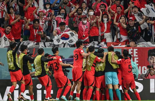 Südkorea hat den Einzug ins Achtelfinale der Fußball-WM klargemacht. Foto: dpa/Robert Michael
