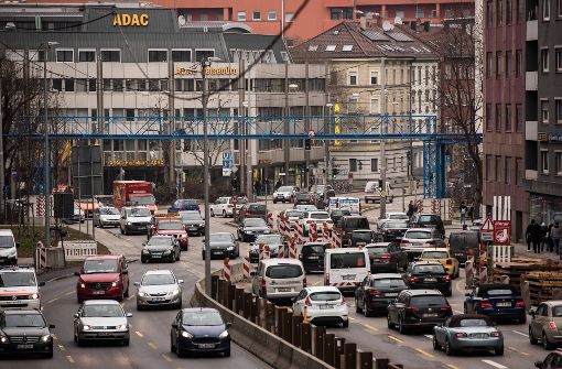 Ein kritischer Punkt in der Stadt: Die Baustelle am Neckartor. Foto: Lichtgut/Max Kovalenko