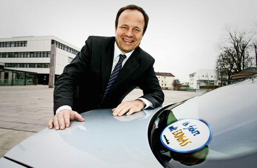 Werner Spec im Jahr 2007 innovativ mit seinem erdgasbetriebenen Dienstwagen. Foto:  