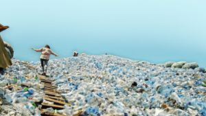 Auf den ersten Blick fast ästhetisch, auf den zweiten schrecklich: eine Müllhalde aus Plastikflaschen Foto: Naturvision