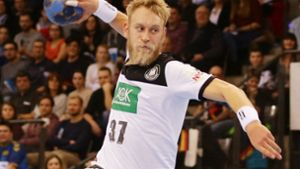 Handballer Matthias Musche: Der Linksaußen freut sich nach der Corona-Pause wieder auf Späßchen und Sprüche mit den Teamkollegen. Foto: Baumann