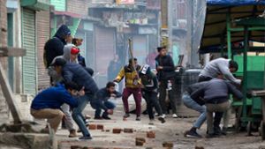 Demonstranten gerieten in Kaschmir mit der Polizei aneinander. Foto: AP