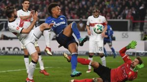 Der VfB Stuttgart verliert gegen den FC Schalke 04. Foto: dpa