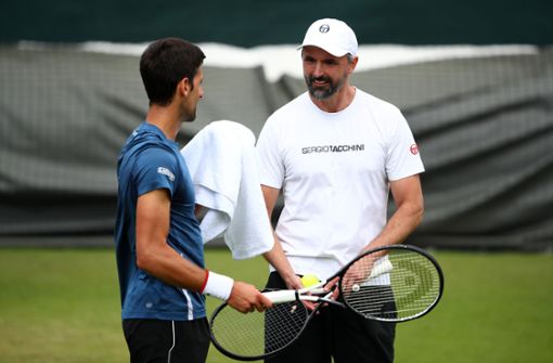 Novak Djokovic (links) setzt in Wimbledon auf Goran Ivanisevic. Foto: Getty Images