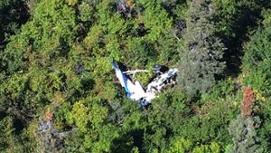 Ein deutsches Kleinflugzeug vom Typ Piper ist in Mazedonien verunglückt. (Symbolbild) Foto: AP/Alaska State Troopers