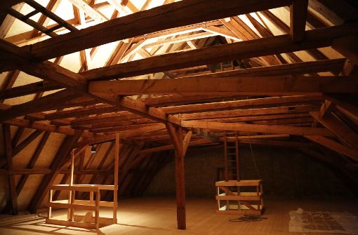 Der Dachboden der Zehntscheuer in Fellbach. Foto: Patricia Sigerist