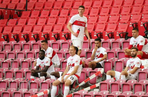 Auch beim VfB Stuttgart bleiben in Zeiten von Corona die Fan-Ränge leer. Foto: Pressefoto Rudel / Robin Rudel /Rbin Rudel