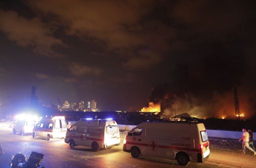 Bei der gewaltigen Explosion kamen mindestens 130 Menschen ums Leben. Foto: dpa/Hassan Ammar