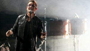 Bono wird sich an seinen Fahrradunfall noch lange erinnern können. Foto: dpa