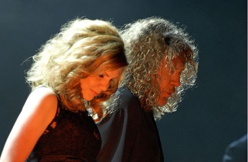 Nicht nur die Liebe zur Frisur eint sie: Alison Krauss und Robert Plant Foto: dpa/WMG