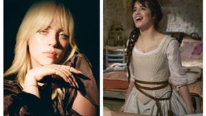 Filmduell: Billie Eilish (links) gegen Camila Cabello Foto: Disney+/Amazon Prime