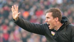 Trainierte von September 2016 bis Januar 2018 den VfB: Hannes Wolf. In unserer Bilderstrecke zeigen wir, was die ehemaligen Stuttgart-Trainer heute so machen. Foto: Baumann