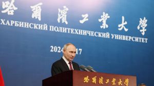 Die Themen Politik und Wirtschaft standen bei Putins Staatsbesuch in China im Mittelpunkt. Foto: AFP/MIKHAIL METZEL