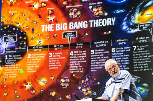 Der große Knall: der Physiknobelpreisträger Arthur McDonald spricht über die Entwicklung des Universums. Foto: Christian Flemming