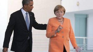 Angela Merkel hat nun eingeräumt, dass die Gespräche über ein No-Spy-Abkommen mit Barack Obama und Washington zäh verlaufen. Foto: dpa