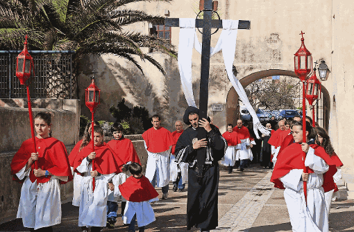 Die Prozessionen von Bonifacio dauern vom Abend des Gründonnerstags bis Karfreitagmorgen. Foto: Diemar