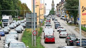 Dauerstau und dicke Luft im Berufsverkehr:   Die Schlossstraße ist die neue Problemzone in Ludwigsburg. Foto: factum/Simon Granville