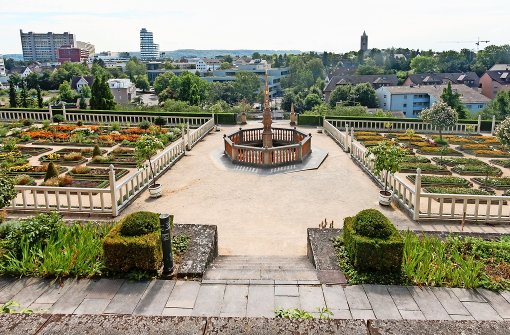 Am Rande von Leonbergs Altstadt präsentiert sich der Pomeranzengarten wie 1609, als er angelegt wurde. Foto: factum/Granville