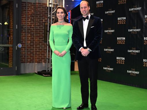 Prinz William und Prinzessin Kate bei der Verleihung des Earthshot Prize im vergangenen Jahr in Boston. Foto: imago/i Images