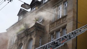 In einer Wohnung in Stuttgart-West ist am Mittwochnachmittag ein Brand ausgebrochen. Foto: Andreas Rosar/Fotoagentur-Stuttgart