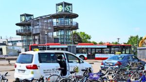 Am Bahnhof wird ein Radparkhaus geplant. Foto: factum/Granville