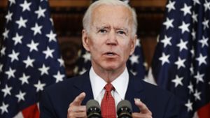 Joe Biden setzt sich für eine landesweite Maskenpflicht ein. Foto: AP/Matt Rourke