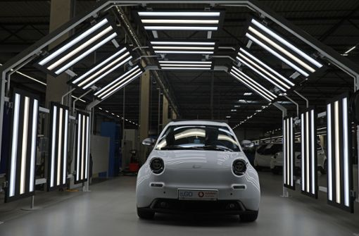 Ein Elektroauto von e.Go. Politik, Industrie und Gewerkschaft zerbrechen sich den Kopf darüber, wie die Zukunft der deutschen Autoindustrie aussieht. Foto: dpa