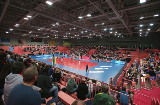 In der Paul-Horn-Arena wird künftig kein Bundesliga-Volleyball des TV Rottenburg mehr zu sehen sein. Foto: Baumann