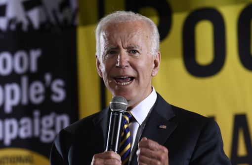 Bisher der Favorit in den Umfragen: Ex-Vizepräsident Joe Biden Foto: AP