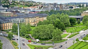 Der Akademiegarten ist als wichtige Kaltluftschneise in der dicht besiedelten und verkehrsumtosten Stuttgarter Innenstadt ausgewiesen Foto: Achim Zweygarth
