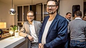 Christian List (l.) und Dirk Pohl wollen Kulinarik kommunizieren. Foto: Lg/Julian Rettig