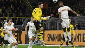 Dortmund und Leipzig trennten sich im Spitzenspiel mit 3:3. Foto: AP/Martin Meissner