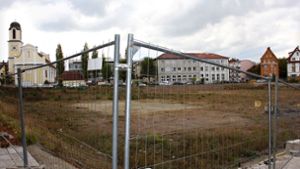 So sah die Baufläche für das neue Quartier in Feuerbach 2020 aus. Hier entstehen 170 Wohnungen. Foto: /Torsten Ströbele