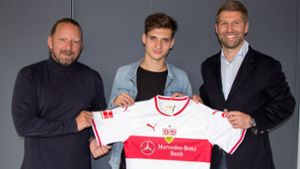 Mateo Klimowicz hat beim VfB Stuttgart unterschrieben. Foto: VfB Stuttgart