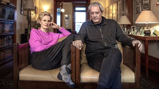 Intellektuelles Vorzeigepaar: Siri Hustvedt und Paul Auster in ihrer Wohnung in Brooklyn Foto: imago images//Eva Tedesjö