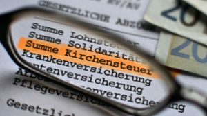 Die Kirchensteuer sprudelt  in Württemberg noch üppig. Foto: dpa-Zentralbild