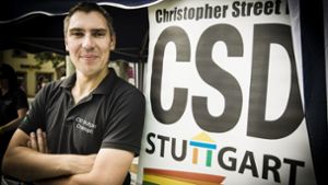 CSD-Organisator Christoph Michl übt scharfe Kritik an dem Tübinger OB Boris Palmer. Foto: Lichtgut/Leif Piechowski